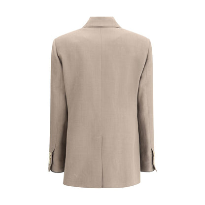 Beige Viscose Blazer