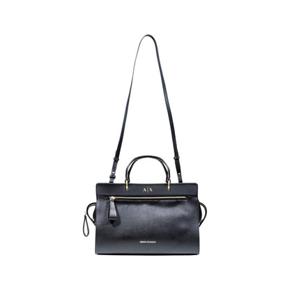Black Polyester Handbag