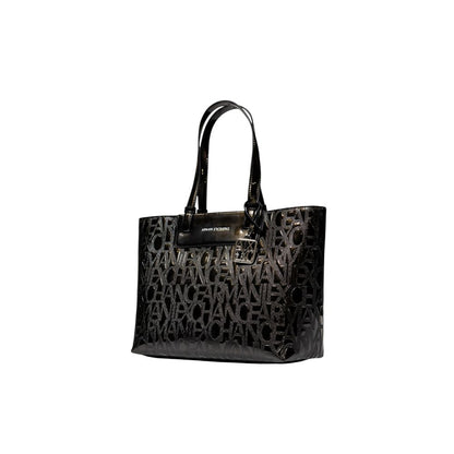 Black Polyester Handbag
