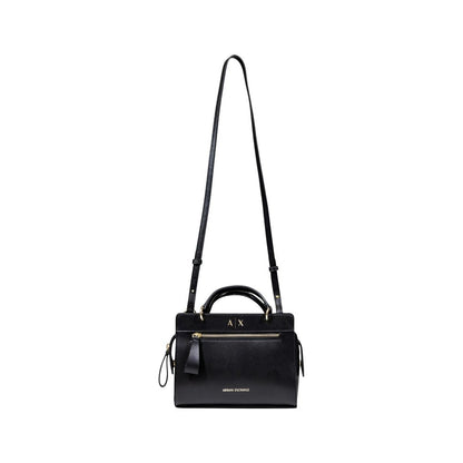Black Polyester Handbag