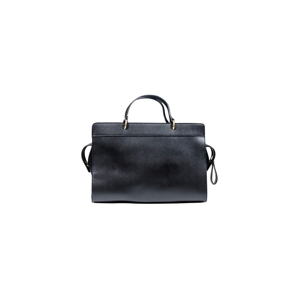 Black Polyester Handbag