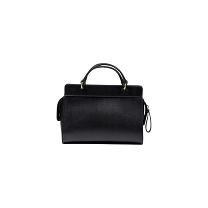 Black Polyester Handbag