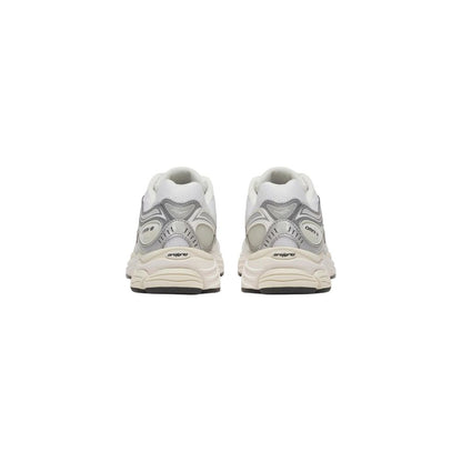 Silver Synthetic Athletic Sneakers