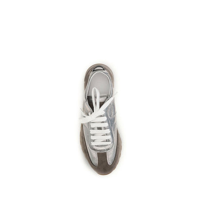 Multicolor Calf Leather Bos Taurus Athletic Sneakers