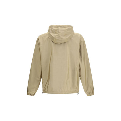 Beige Recycled Polyamide Shell Jacket