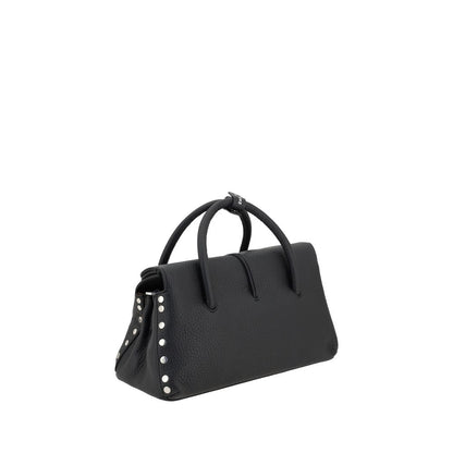 Black Calf Leather Bos Taurus Shoulder Bag