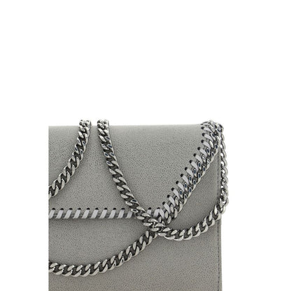 Gray Polyester Shoulder Bag