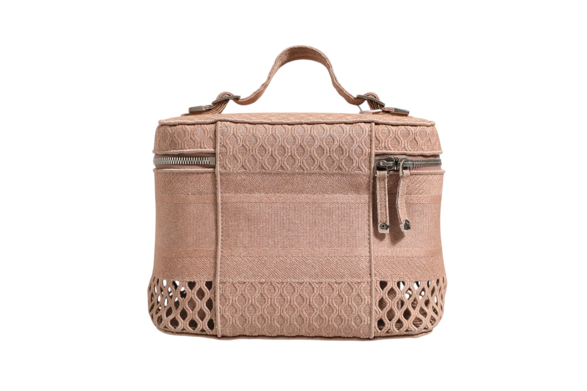 Mesh Embroidered Dior travel Vanity Case