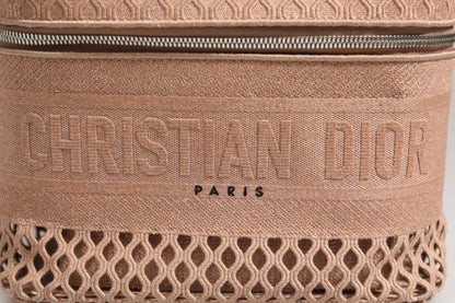 Mesh Embroidered Dior travel Vanity Case
