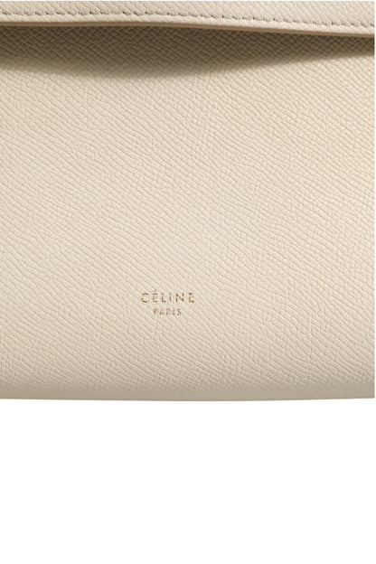 Nano Belt Bag Grained Calfskin Chalk