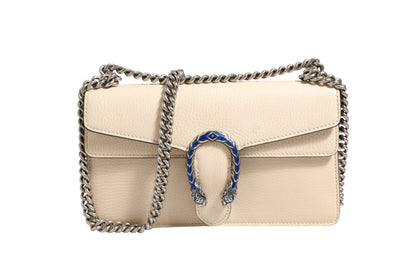 Dionysus White Leather Handbag