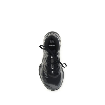 Black Polyamide Athletic Sneakers