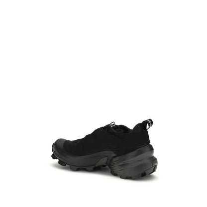 Black Nylon Athletic Sneakers