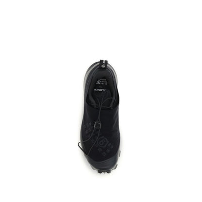 Black Nylon Athletic Sneakers