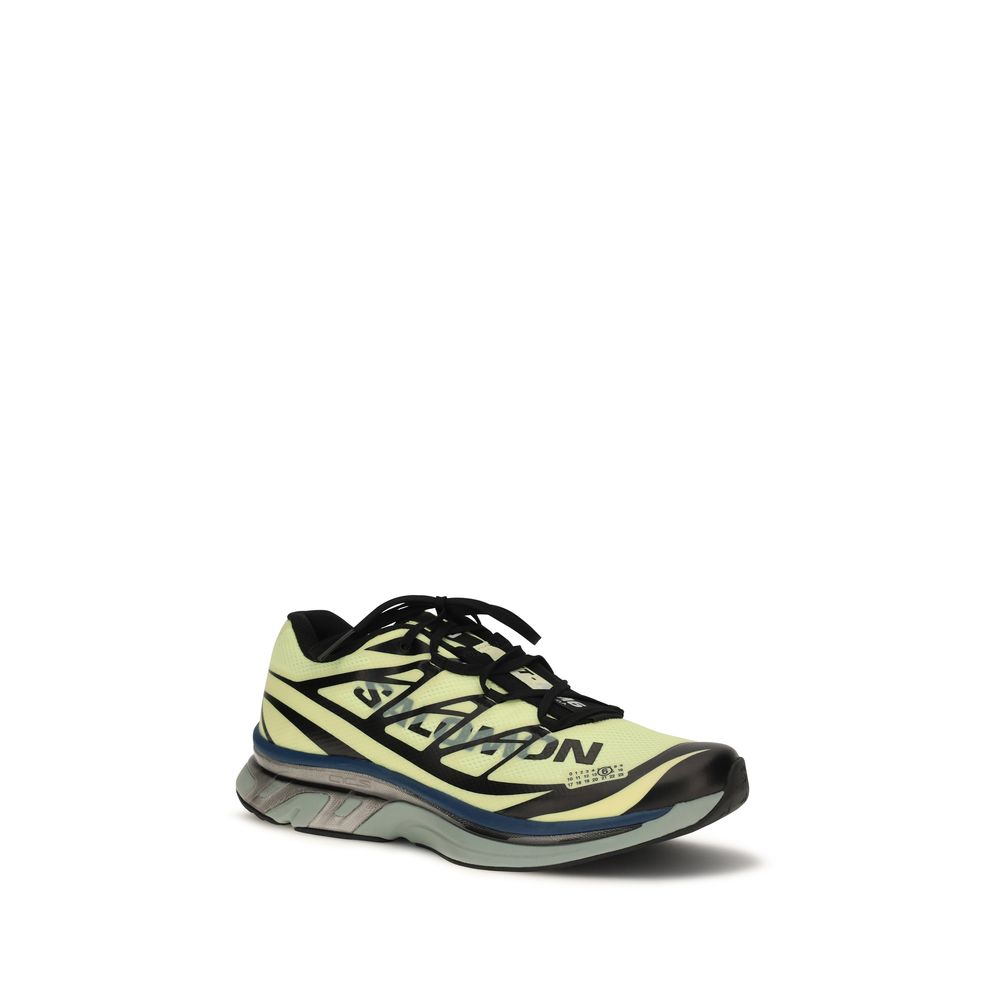 Bicolor Polyamide Athletic Sneakers