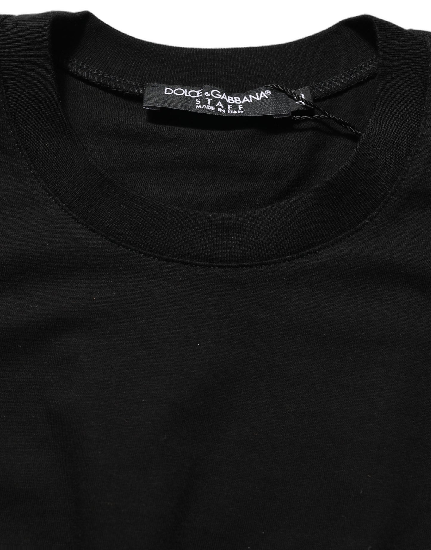 Black Long Sleeves Crew Neck Pullover Sweater