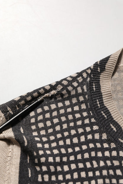 Black Floral Lace ButtonDownCardigan Sweater