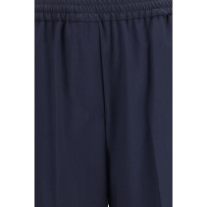 Blue Wool Oves Aries Casual Pants