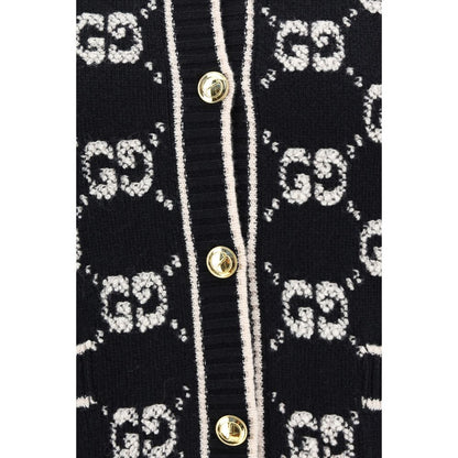 Black Wool Oves Aries Cardigan