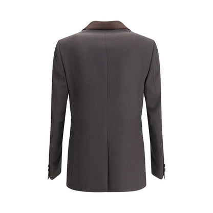 Brown Wool Oves Aries Blazer