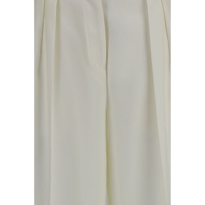 White Wool Oves Aries Casual Pants