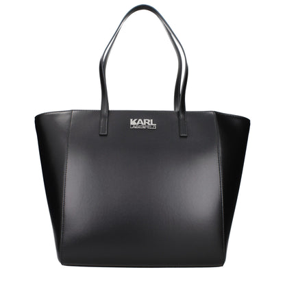 Black Polyethylene Shoulder Bag