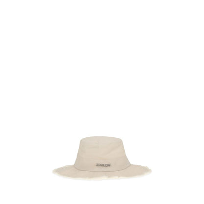 White Cotton Bucket Hat