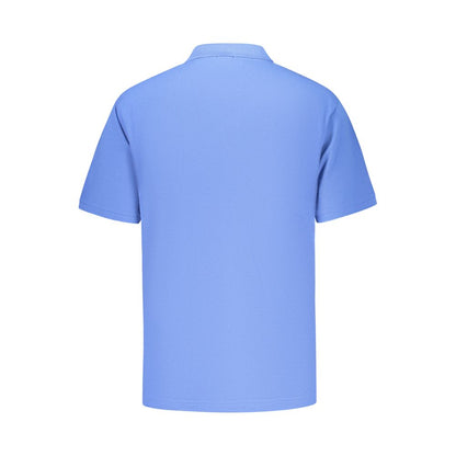 Blue Cotton Men's Polo