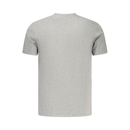 Gray Cotton Men's T-Shirt