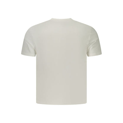 White Cotton Men's T-Shirt