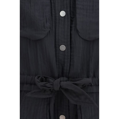 Black Viscose Jumpsuit