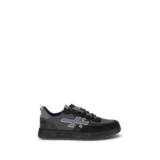 Black Calf Leather Bos Taurus Low Top Sneakers