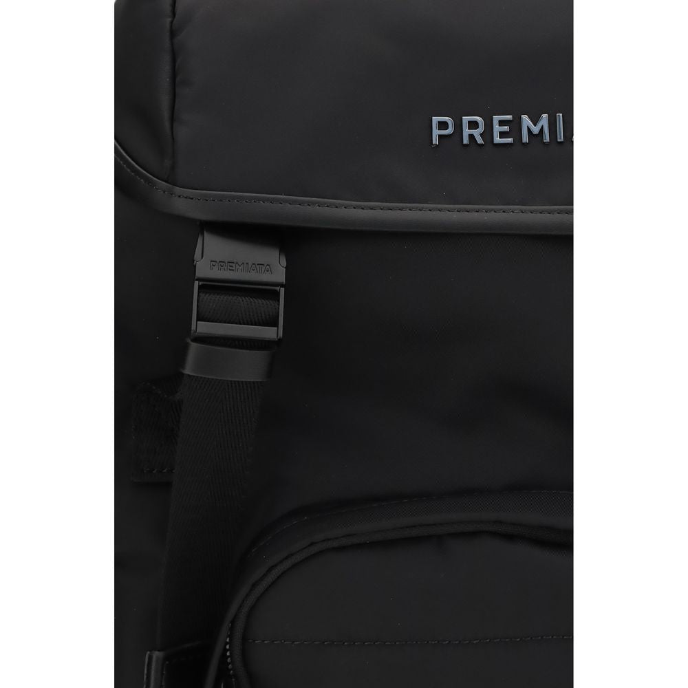 Black Nylon Backpack