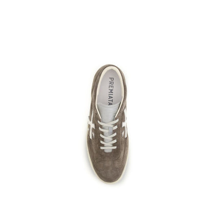Brown Calf Leather Bos Taurus Low Top Sneakers
