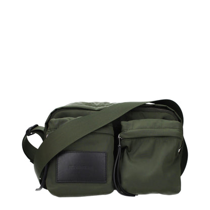Green Nylon Crossbody Bag