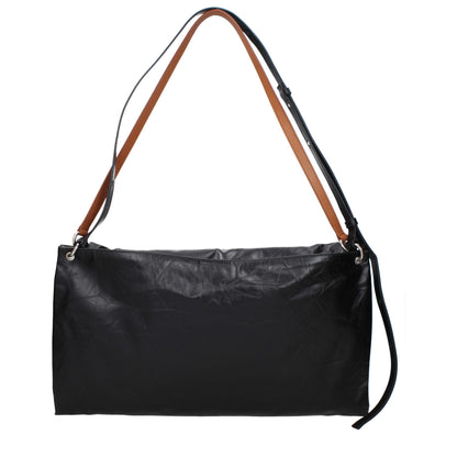 Black Leather Crossbody Bag