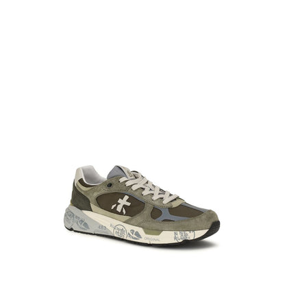 Bicolor Polyamide Chunky Sneakers