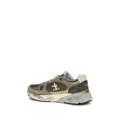 Bicolor Polyamide Chunky Sneakers