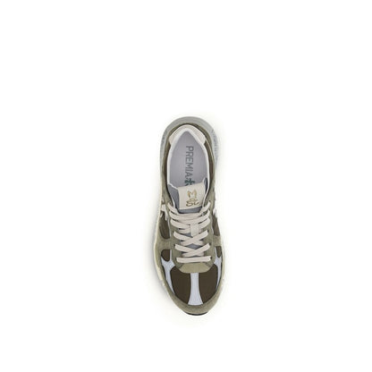 Bicolor Polyamide Chunky Sneakers