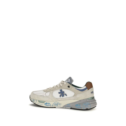 White Polyamide Athletic Sneakers