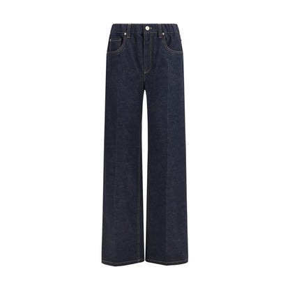 Blue Cotton Jeans Denim