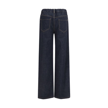 Blue Cotton Jeans Denim