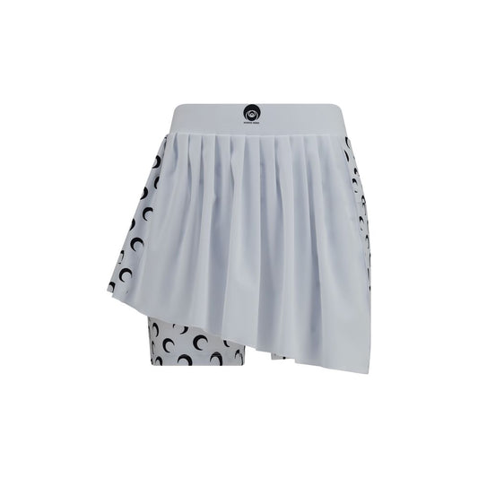 White Polyamide Short And Mini Shorts