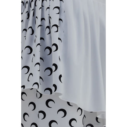 White Polyamide Short And Mini Shorts