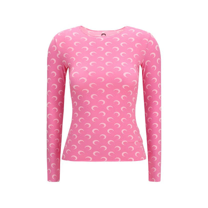 Multicolor Polyamide Long Sleeve T-Shirt