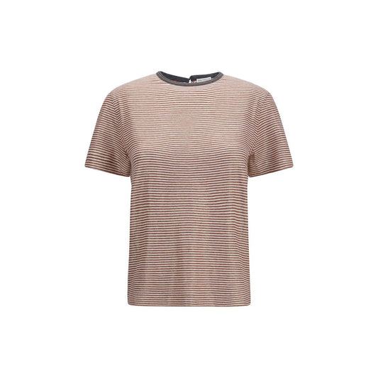 Orange Linen T-Shirt