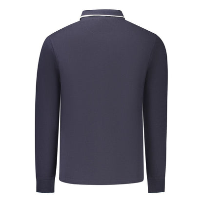 Blue Cotton Men's Polo