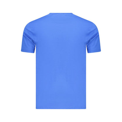 Blue Cotton Men's T-Shirt