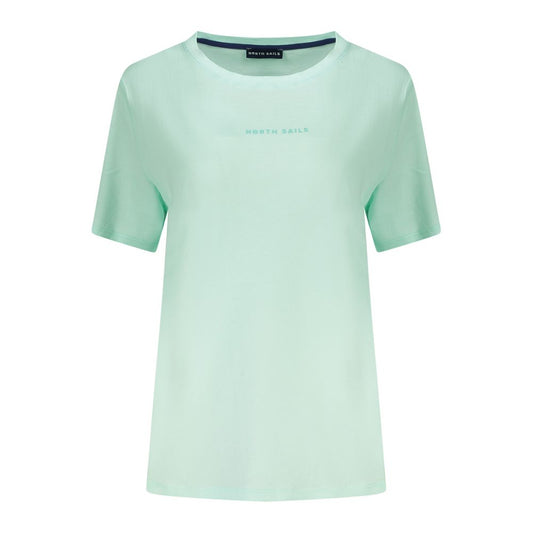 Green Cotton Women's T-Shirt