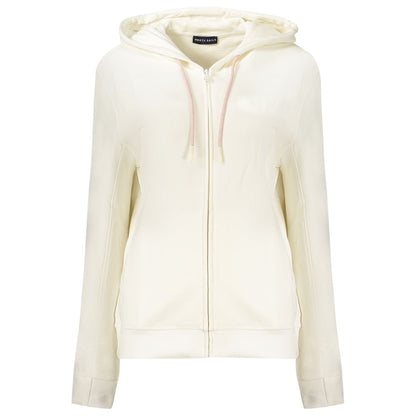 White Cotton Womens Sweatshirt